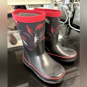 Bogs rubber rain boots classic no handle boys size 12 new